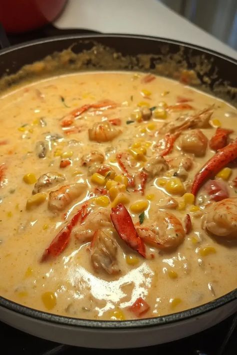 Crawfish And Corn Bisque Recipe, Crawfish Soup, Cajun Ninja, Crawfish Bisque, Corn Bisque, Bacon Jam Recipe, Soup Weather, Crawfish Recipes, Crock Pot Dishes