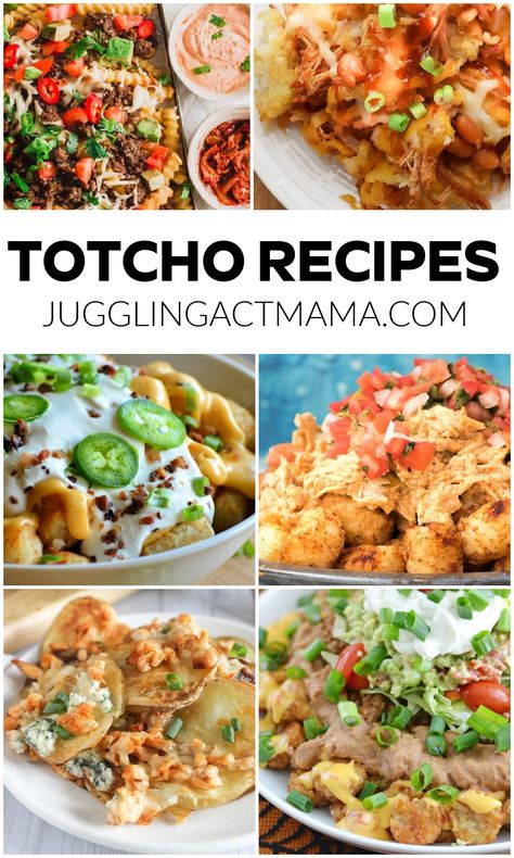 Totchos Recipes - whether you like your totchos piled high with your favorite nacho toppings, pulled pork, or even for breakfast, you'll find the perfect dish in this collection! Totchos Recipe Pioneer Woman, Totchos Recipe, Cheesy Tater Tots, Nacho Toppings, Recipes Treats, Beer Cheese, Easy Family Dinners, Family Dinners, Treat Recipe