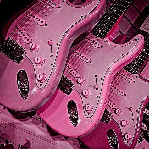 Dark Pink Grunge, Pink Goth Aesthetic, Pink Grunge Aesthetic, Pink Guitar, Pink Goth, Pink Grunge, Lovecore Aesthetic, Rockstar Aesthetic, Catty Noir