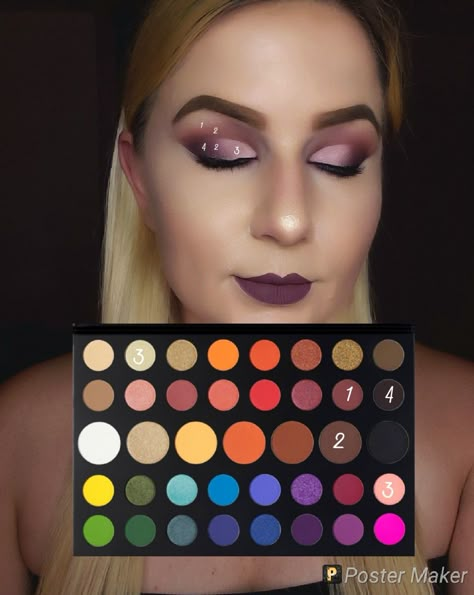 Smokey Eye James Charles Pallete Step By Step, James Charles Mini Palette Looks, Makeup Looks With James Charles Palette, Morphe Artistry Palette Looks, James Charles Pallet Looks, James Charles Palette Looks Step By Step, Morphe James Charles Palette Looks, Eyeshadow Looks James Charles Palette, James Charles Palette Looks