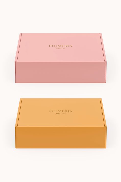 Yellow Box Packaging, Beautiful Box Design, Luxury Brand Packaging Boxes, Beauty Box Packaging, Packing Box Design, Packaging Box Design, Luxury Packaging Design, Beauty Branding, Modern Packaging