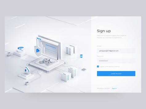 Data Demo Platform x Login Page by ZAN on Dribbble Log In Ui, Login Ui, Login Website, Login Page Design, 3d Ui, Web Design Ux Ui, Brochure Design Layout, Header Design, Ui Ux Designer