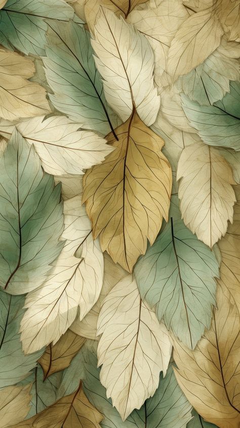 Leaf pattern some paint it | Premium Photo - rawpixel Abstract Artwork Wallpaper, Fall Leaf Background, Aesthetic Leaf, Mobile Wallpaper Iphone, Leaves Texture, Iphone Wallpaper Texture, Leave Pattern, London Wallpaper, Leaves Abstract