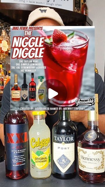 Jake Fever on Instagram: "The Niggle Diggle Cocktail.... Hennessy Lemonade XXL MOSCATO & Taylor Port  #yesssuhhh #nigglediggle #taylorport #xxlstrawberrygrapes #yesssuhhh #hennessy" Xxl Wine Recipes, Xxl Wine Cocktail, White Hennessy Drinks Recipes, Taylor Port Wine Mixed Drinks, Hennessey Drink Recipes, Taylor Port Mixed Drinks, Hennessy Lemonade, Hennessy Drinks Recipes, Hennessy Mixed Drinks