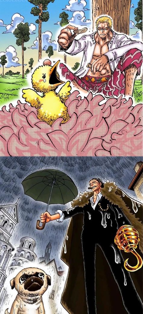 One Piece Doflamingo X Crocodile, One Piece Doffy, Luffy X Doflamingo, 7 Warlords One Piece, Doflamingo Funny, One Piece Crocodile Wallpaper, Imu In One Piece, One Piece Fanart Luffy, Brulee One Piece