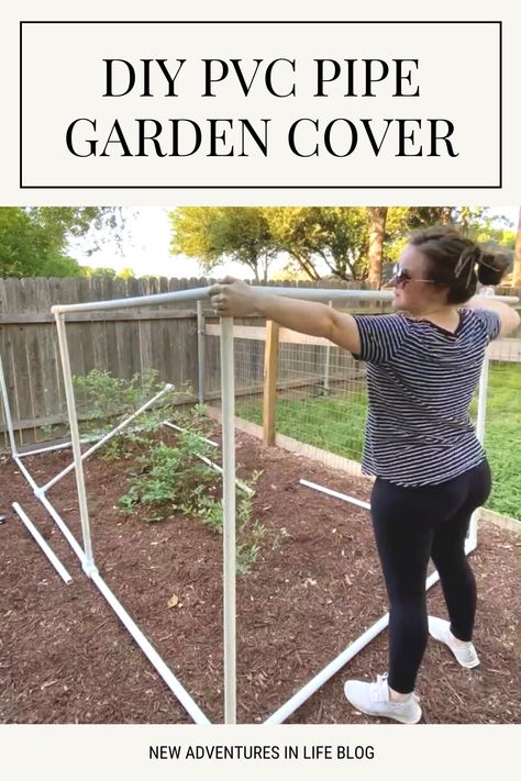 Garden Cages How To Build, Pvc Cold Frame Diy, Garden Cover Ideas, Vegetable Garden Cover Ideas, Pvc Garden Fence, Raised Garden Bed Covers Diy, Insect Netting Garden Diy, Hinged Garden Bed Cover, Garden Netting Cover