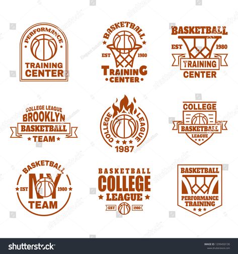 Basketball Logo Design, Brooklyn Basketball, New York College, Logo Club, Basketball Logo, Sport Shirt Design, Logotype Branding, Team Badge, Soccer Logo