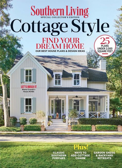 Southern Living Cottage Of The Year, Southern Living Lakeside Cottage, Cove Cottage Southern Living, Southern Living House Plans One Story Cottages, Southern Living Cottage, Cottage Meals, Lake Wylie, Southern Living Magazine, Cottage Lake