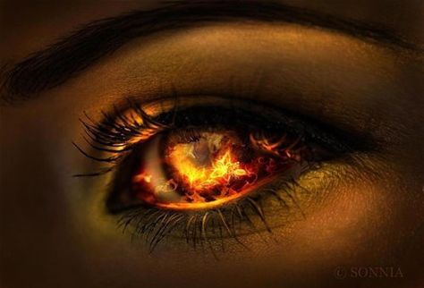 fiery eye Fire Eyes, Windows To The Soul, Devil Eye, Fire Element, Magic Aesthetic, Arte Fantasy, Eye Art, Story Inspiration, Book Inspiration