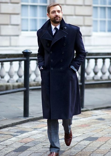 Patrick Grant Patrick Grant, Peacoat Men, Nautical Outfits, Mens Fashion Edgy, Well Dressed Man, Winter Trench Coat, Trench Coat Men, Sharp Dressed Man, Well Dressed Men