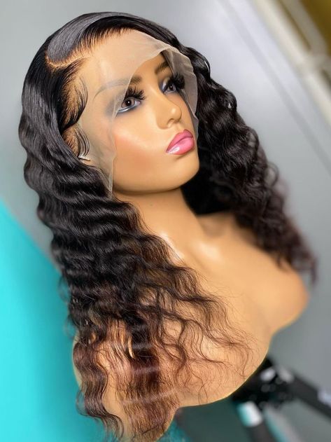 Wig Pictures, Wig Installment, Glueless Frontal Wig, Brazilian Wigs, Deep Wave Lace Front Wigs, Weave Hairstyles Braided, Jerry Curl, Short Box Braids Hairstyles, Brazilian Hair Wigs