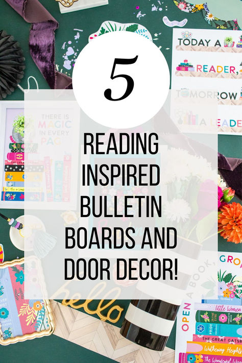 march is reading month bulletin board ideas Teacher Spring Door Ideas, Reading Bulletin Board Ideas Elementary, Reading Classroom Bulletin Boards, I Love To Read Month Bulletin Boards, March Is Reading Month Bulletin Board, Reading Classroom Door Ideas, Book Themed Classroom Doors, Book Door Decorating Contest, Literacy Door Decorating Ideas