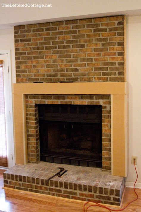 Fireplace Makeover - The Lettered Cottage