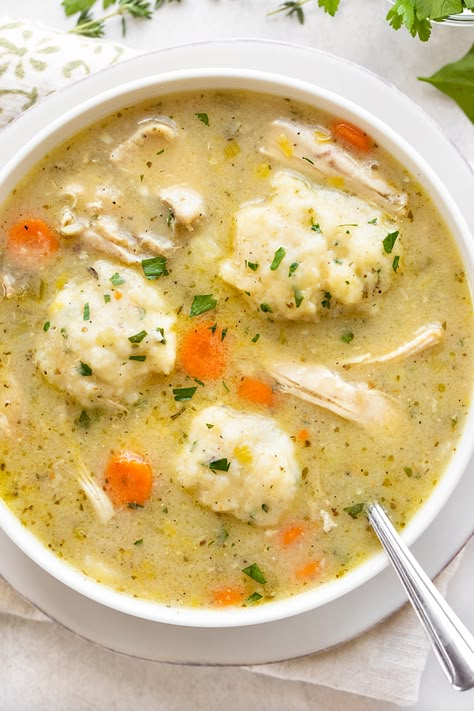 Dumpling Chicken Soup, Cozy Apron Recipes, Creamy Chicken And Dumpling Soup, The Cozy Apron Recipes, Chicken Soup And Dumplings, Chicken Dumpling Soup Crockpot, Chicken And Dumpling Soup Recipes, Chicken Dumplings Soup, Chicken Soup With Dumplings