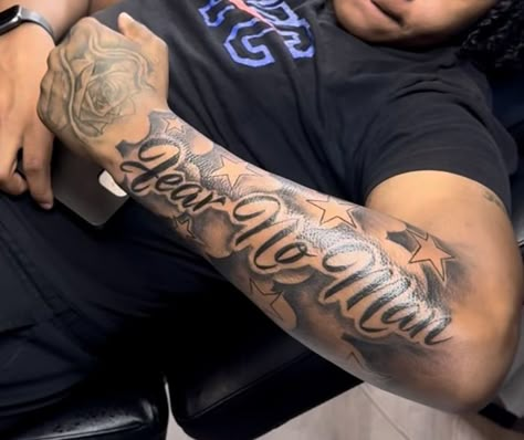 Struggle Before Success Tattoo, Open Bible Tattoo, Whole Forearm Tattoo Men, Sidearm Tattoo Men, Back Of The Arm Tattoo Men, Outer Shoulder Tattoo, Misunderstood Tattoo Men, Lower Forearm Tattoo Men, Light Skin Tattoos