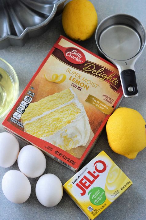 Susan’s Lemon Cake, Lemon Cake Recipes Using Cake Mix Boxes And Jello, Lemon 7up Bundt Cake, Easy Lemon Bundt Cake With Glaze, Lemon Pudding Cake Taste Of Home, Lemon Cake Pudding, Cheater Bundt Box Cake, Box Lemon Pound Cake Mix Recipes, Lemon Cake Mix With Pudding Added