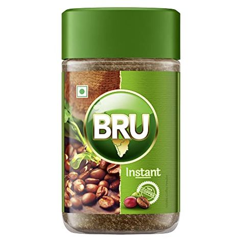 Bru Instant with Freshly Roasted Coffee Beans | Authentic Taste of Coffee from South Indian Plantations | 100% Coffee, 50g Jar Check more at https://productsoffer.in/bru-instant-with-freshly-roasted-coffee-beans-authentic-taste-of-coffee-from-south-indian-plantations-100-coffee-50g-jar/ South Indian Coffee, Bru Coffee, Frothy Coffee, Best Instant Coffee, Culture Of India, Indian Coffee, Coffee Aroma, Different Coffees, Coffee Mix