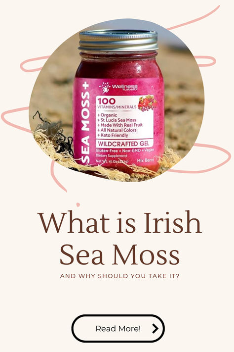 Read more to learn about this trending superfood. #superfood #irishseamoss Irish Sea Moss, Types Of Red, Sea Moss Gel, Red Algae, Irish Sea, Sea Moss, Mixed Berries, Healthy Ideas, Healthy Living Tips