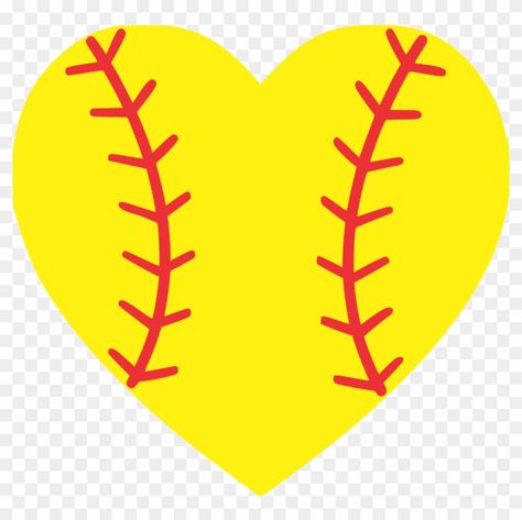 Softball Png Free, Softball Images, Homecoming Jeans Ideas, Heart Svg Free, Homecoming Jeans, Softball Clipart, Softball Heart, 3d Spiderman, Spider Svg