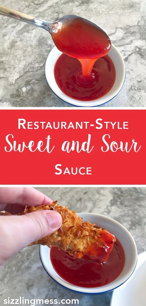 Sweet N Sour Sauce, Sweet N Sour Sauce Recipe, Sweet And Sour Sauces, Asian Sauce, Chinese Cooking Recipes, Marinade Sauce, Chinese Takeout, Easy Chinese Recipes, Sweet And Sour Sauce