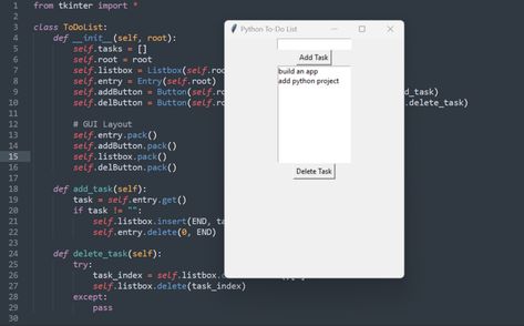 introduction Python, the powerful, easy-to-learn, high-level programming language, is renowned for its simplicity and readability. With a list of applications from web development to data analysis, machine learning, and more, Python is a must-have in your developer toolkit. Today, we’re going to walk you through a simple yet insightful Python project – creating a GUI … Python Project with Source Code: to-do list application Read More » The post Python Project with Sou... Python Projects With Source Code, Python Learning, Maths In Nature, Coding In Python, Data Science Learning, Science Learning, Build An App, Python Programming, Source Code