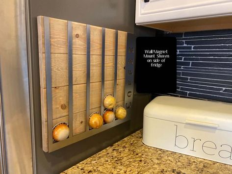 50+ Best Storage Ideas and Projects for Small Spaces in 2021 Side Of Fridge, Nespresso Pod Holder, Nespresso Pod, Best Storage Ideas, Nespresso Coffee Pods, Pod Storage, Storage Hacks Diy, Simple Diy Home Decor, Compact Home