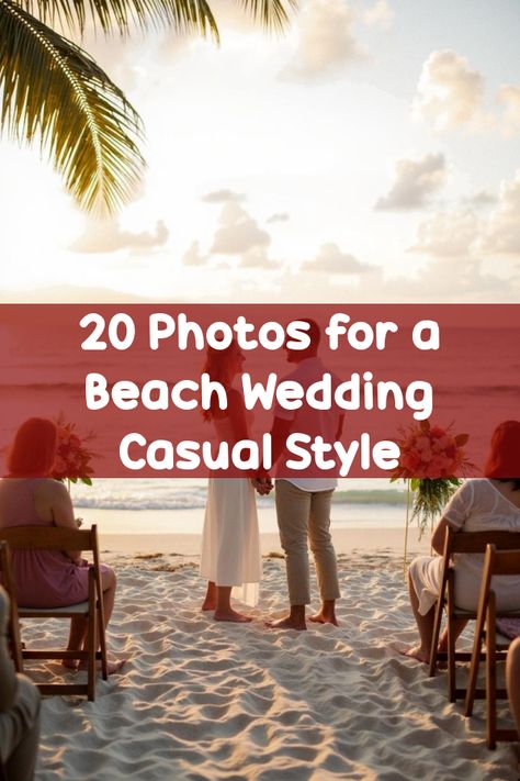 Dreaming of a laid-back yet stunning beach wedding? Did you know that casual ceremonies by the ocean can be just as elegant as traditional ones? Dive into our ultimate guide filled with dreamy seaside inspirations, breezy attire tips, and breathtaking photos. Discover how beach wedding casual can transform your big day into an unforgettable experience. Get inspired with chic ideas and start planning your flawless coastal nuptials today! Laid Back Beach Wedding, May Beach Wedding, Low Key Beach Wedding, Beach Anniversary Ideas, Elopement Ideas Beach, Small Beach Wedding Ceremony, Beach Wedding Photos Poses, Beach Vow Renewal Ideas, Beach Honeymoon Outfits