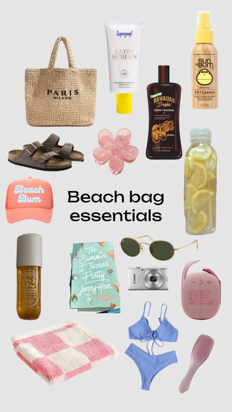 beach day necessities #beach #beachday #summervibes #summer24 Beach Needs, Summer Necessities, Beach Bag Essentials, Best Summer Ever, Beach Necessities, Hawaiian Tropic, Tanning Oil, Summer Glow, Bag Essentials