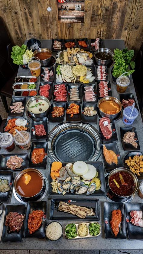 KPOT Korean BBQ & Hot Pot Korean Hot Pot, Hot Pot Recipe, Korean Bbq, Hot Pot, Korean Food, Sweet 16, Dinner Ideas, Springs, Restaurant