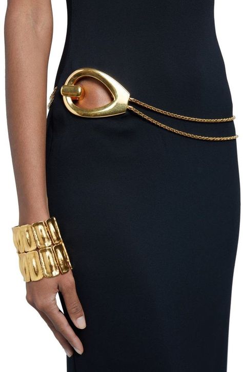 Dress With Back Jewelry, Tom Ford Style, Tom Ford Dress, Black And Gold Dress, Strapless Evening Dress, Designer Evening Dresses, Women's Wear, Fashion Killa, Nordstrom Dresses