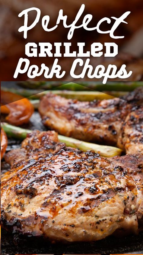 There are just a couple of simple tools, cook times, and tips you need to know and use to make perfect grilled pork chops. and I'll show you how with this Pineapple grilled pork chop recipe! Printable recipe card below. Serves 6 Best Grilled Pork Chops, Perfect Pork Chops, Pork Chop Recipes Grilled, Pork Chop Marinade, Pork Chop Seasoning, Boneless Pork Chop Recipes, Marinated Pork Chops, Bbq Pork Chops, Pork Chop Recipe