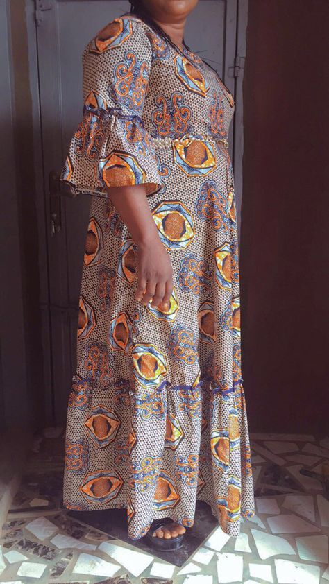 Ankara bubu gowns Big Gown Ankara, Ankara Bubu, Bubu Gowns, Big Gown, Ankara Outfits, Big Women Fashion, Lace Dress Styles, Design Dresses, African Design Dresses