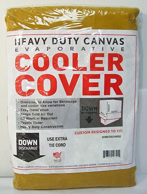 36"W x 36"D x 36"H Down Draft Heavy Duty Canvas Cover for Evaporative Swamp Cooler (36 x 36 x 36) Ac Unit Cover, Swamp Cooler, Window Air Conditioners, Room Cooler, Air Conditioner Accessories, Evaporative Air Cooler, Portable Air Conditioners, Evaporative Cooler, Portable Air Conditioner