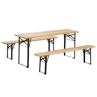 6 ft. Wooden Folding Picnic Outdoor Table Bench Set Long Table Ideas, Folding Picnic Table Bench, Bakery Truck, River Party, Camping Picnic Table, Small Sunroom, Portable Picnic Table, Dining Booth, Beer Table