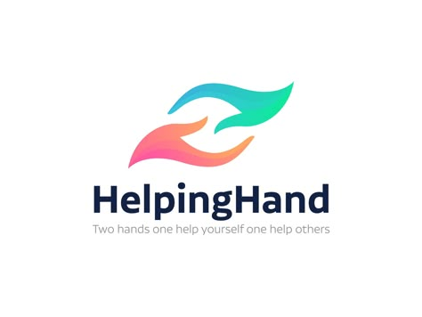 Helping Hand (H) letter logo ( logo for sale) Helping Hands Logo Graphic Design, Help Logo Design Ideas, Hope Logo Design, Ict Logo, Helping Hands Logo, H Letter Logo, Help Logo, App Design Trends, Hope Logo