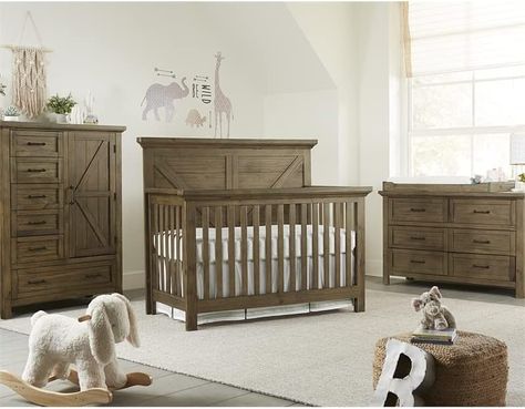 Westwood Design Westfield Traditional 4 in 1 Convertible Crib Harvest Brown Nursery Ideas Brown Crib, Farmhouse Style Nursery, Nursery Furniture Collections, Farmhouse Nursery, Baby Nursery Furniture, Nursery Baby Room, Nursery Furniture Sets, Convertible Crib, Eastern Shore