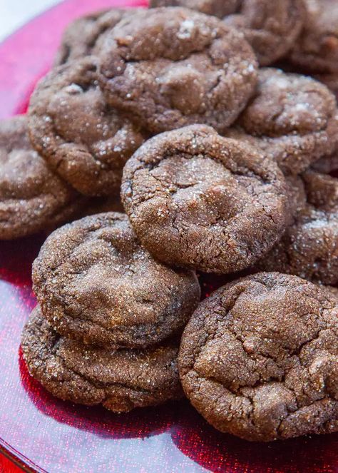 Martha Stewart Cookies, Chocolate Gingerbread Cookies, Gingerbread Cookies Recipe, Chocolate Cookie Recipe, Chocolate Gingerbread, Chewy Chocolate Cookies, Cookie Brownie, Recipe Cookies, Silicone Baking Sheet