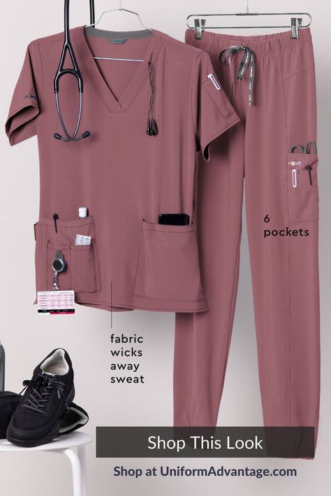 Scrub Accessories For Women, Carhartt Scrubs Woman, Scrub Sets For Women, Scrub Suits Design For Women, Medical Scrubs Aesthetic, Scrubs Colors, Comfy Scrubs, Scrub Designs, Doctors Scrubs