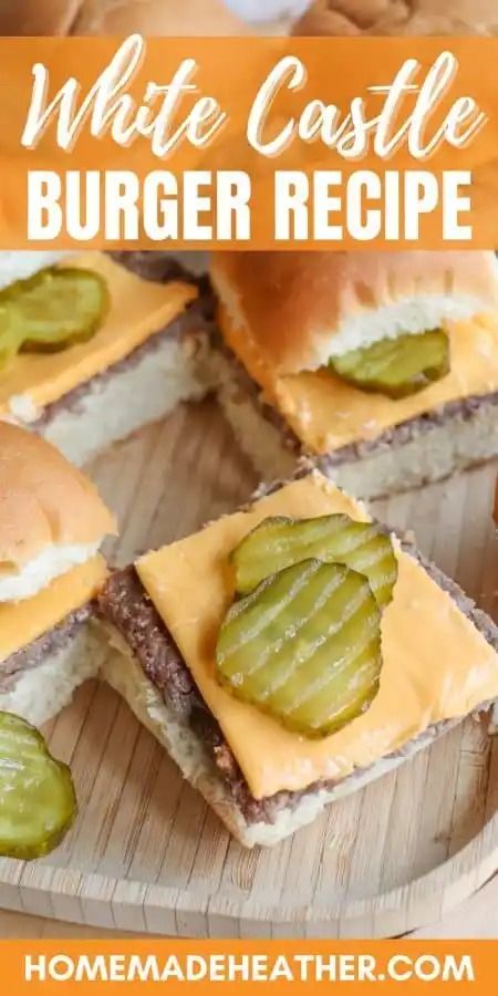 Homemade White Castle Hamburgers (Copycat Recipe) White Castle Burgers Recipe, Homemade Krystal Burgers, White Castle Sliders Recipes, Brocolli And Cauliflower Recipes, White Castle Recipe, Sliders Recipes Hamburger, Krystal Burger, White Castle Hamburgers, White Castle Burgers