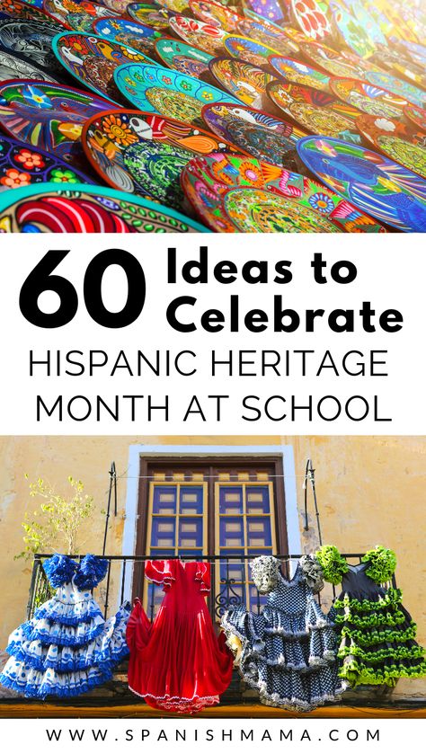 Latinx Heritage Month Activities, Heritage Month Activities For Kids, Celebrating Hispanic Heritage Month, Latino Heritage Month Activities, Spanish Heritage Month Art Projects, Hispanic Month Activities, Hispanic Heritage Activities For Kids, Hispanic Activities For Kids, Crafts For Hispanic Heritage Month