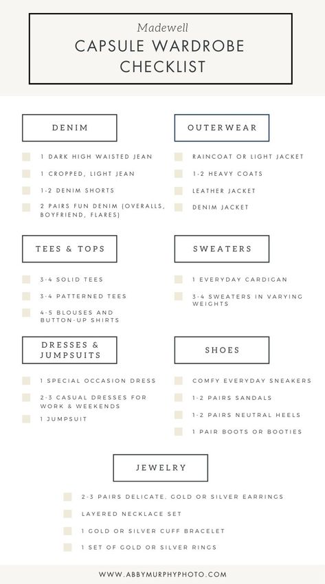 Capsule Closet Essentials, Essential Pieces For Wardrobe, Essentials Wardrobe For Women, New Wardrobe Checklist, Capsule Wardrobe List Minimal Classic, Late 20s Wardrobe, Wardrobe Guide Women, Women Closet Essentials, It Girl Capsule Wardrobe