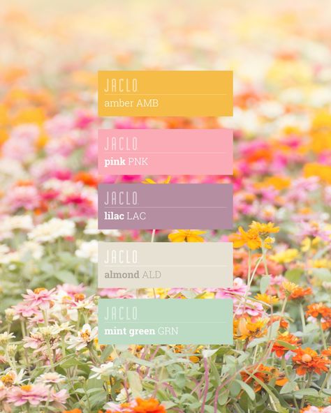 Happy first day of Spring! 🌷 #JACLO #JACLOindustries #decorativeplumbing #interiordesign #bathroomdesign #spring #springdesign #jacloequalscolor #finishoptions #design Floral Wedding Color Palettes, Dull Pastel Color Palettes, Flower Palette Color, Fresh Color Scheme, Mint Pink Color Palette, Spring 2025 Color Palette, Bright Floral Color Palette, Cool Bright Color Palette, Fairy Garden Color Palette