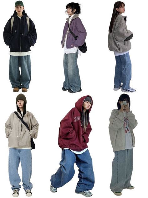 [PaidAd] 21 Impressive Japanese Streetwear Women Hacks You Never Thought Of In All Season #japanesestreetwearwomen Autumn Outfits Japanese, Street Style Baggy Clothes, Outfits With Windbreakers, Street Wear For School, Very Baggy Clothes, Japanese Tomboy Outfits, Casual Streetwear Outfit Ideas, Japan Outfit Fall Season, Cute Japanese Winter Outfits