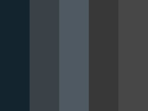 Grey Color Names, Shades Of Gray Color, Flat Color Palette, Palette Challenge, Dark Color Palette, Black Color Palette, Grey Palette, Hex Color Palette, Color Palette Challenge