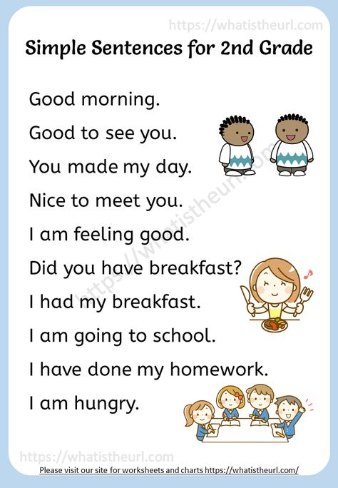 Simple Sentences for 2nd Grade Spoken English For Grade 1, Simple Sentences For Kids To Read, Reading For Second Grade Student, Simple Sentences Worksheet Grade 2, Reading Sentences Grade 2, Sentence Reading For Grade 1, English Sentences For Class 1, English Reading For Grade 2 Student, Simple Sentences In English