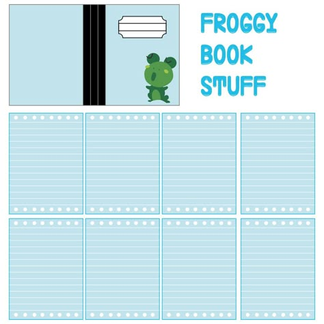 Print My Froggy Stuff Printables Doll Printables My Froggy Stuff, Mini School Supplies Printables, Miniature School Printables, Barbie Printables My Froggy Stuff, My Froggy Stuff Printables, Printable Mini Books, Printables Wallpaper, My Froggy Stuff, Miniature School