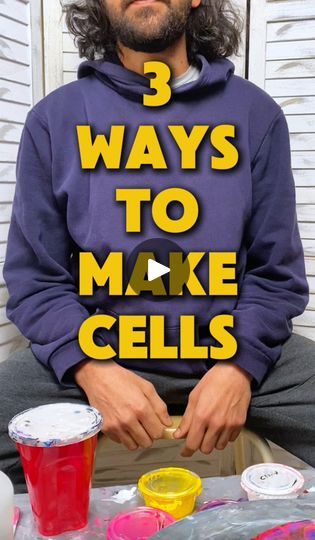 These are three ways to make cells!  Silicone oil is called a cell additive - you can add a drop or two to your cup of paint mixed with pouring medium to create cells in that color. You can add it to as many colors as you want, but never in the base. Satin Enamels create puffier cloudy looking cells associated with the cloud pour technique. They can also make pearl cells from the pear pour technique. Cell activators are a unique method that looks awesome but requires more accuracy. You would typically mix 1 part of an amsterdam paint and 2-3 parts of australian floetrol depending on the consistency of the rest of the materials #acrylicpaintpouring #fluidart #fluidartist #art #arttutorial #art #pouringpaint #fluidart #acrylicpouring #acrylicpainting #painting #acrylic #abstractart #pouringm Acrylic Paint Pour, Pouring Medium, Flow Art, Flow Arts, A Cell, Pour Painting, The Cell, Art And Crafts, The Cloud