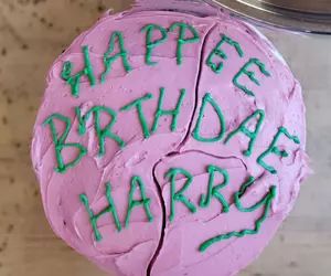 How to Make the Birthday Cake Hagrid Gave to Harry Potter Hagrid Cake, Harry Potter Trip, Hp Christmas, Green Writing, Harry Potter Theme Birthday, Harry Potter Birthday Cake, Make Birthday Cake, 11 Birthday, Harry Potter Bday