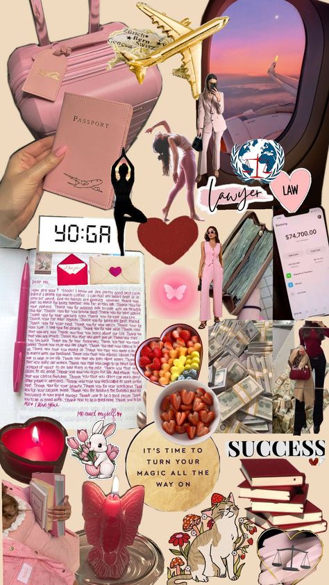 #manifestationboard #vision board #2025visionboard #lawyer #yoga #student #pink #internationallaw #attorney #wealthy #peacefullife #happylife #thankyou 💌🩷🌸 Vision Board Themes, Too Much Coffee, Manifestation Board, Dear Me, Peaceful Life, Pretty Good, Lawyer, In A Heartbeat, Happy Life