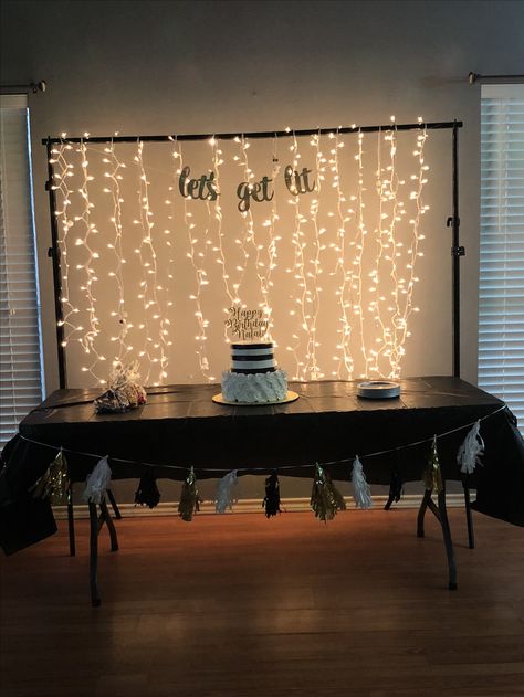 Let’s get lit birthday party 22th Birthday Ideas, Lit Party, 17th Birthday Party Ideas, 18th Birthday Party Themes, 21st Bday Ideas, 50th Birthday Party Decorations, 20th Birthday Party, 21st Birthday Decorations, Lets Get Lit